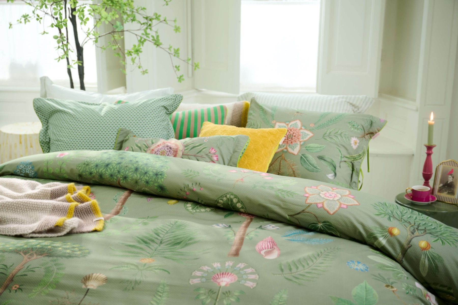 Cushion Rectangle Bamboleo Green