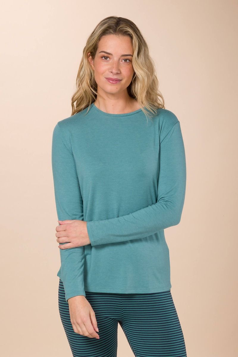 Tom Long Sleeve Top Melee Solid Light Green