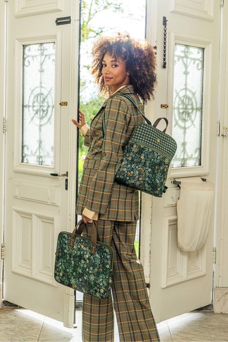 Olivia Laptop Bag Tutti i Fiori Green