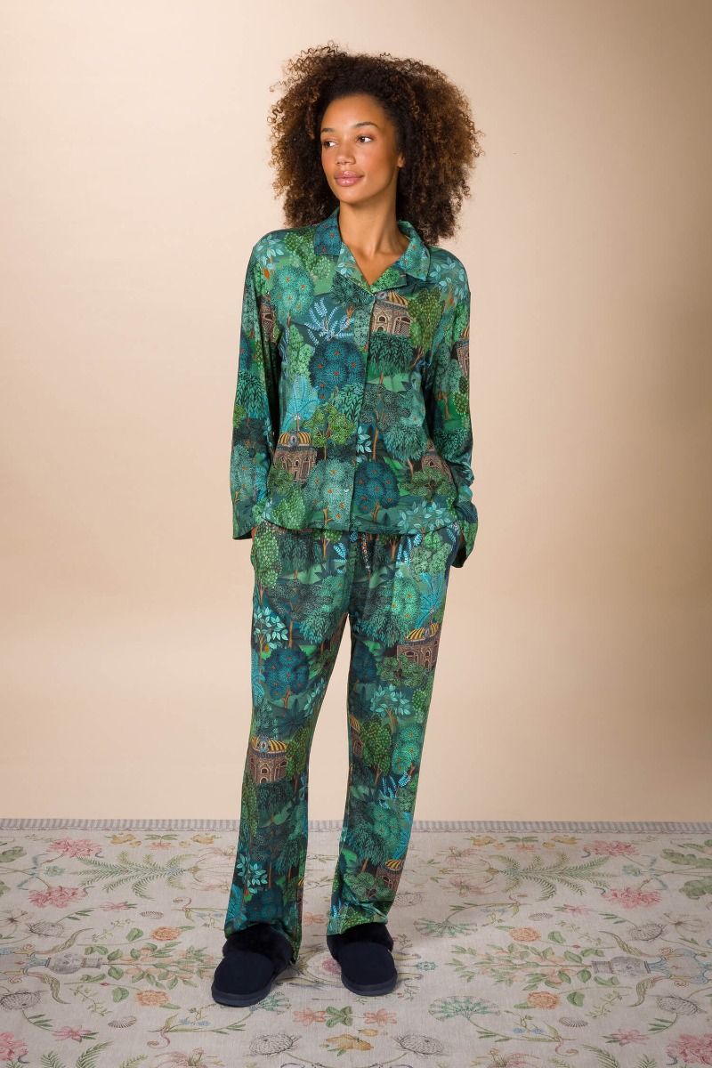 Belin Long Trousers Jardin de Noche Blue