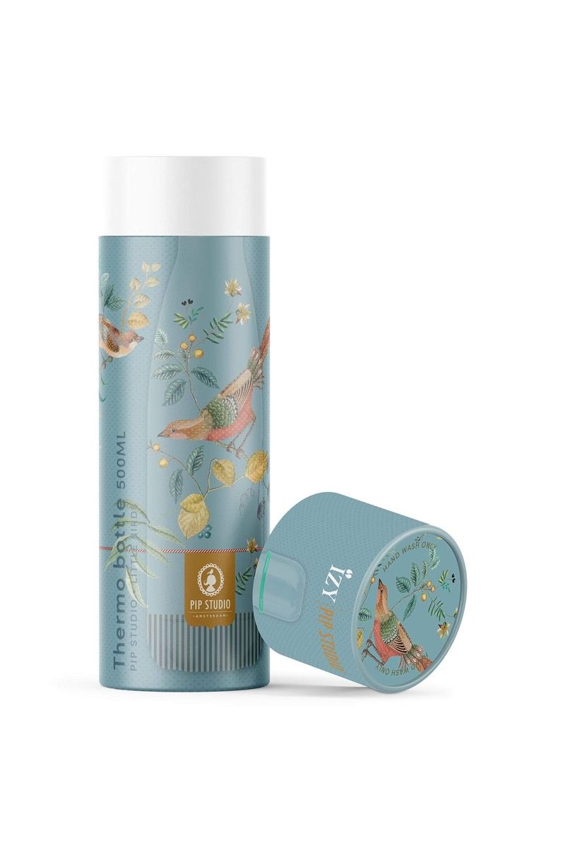 Little Birds Thermosfles Lichtblauw 500ml