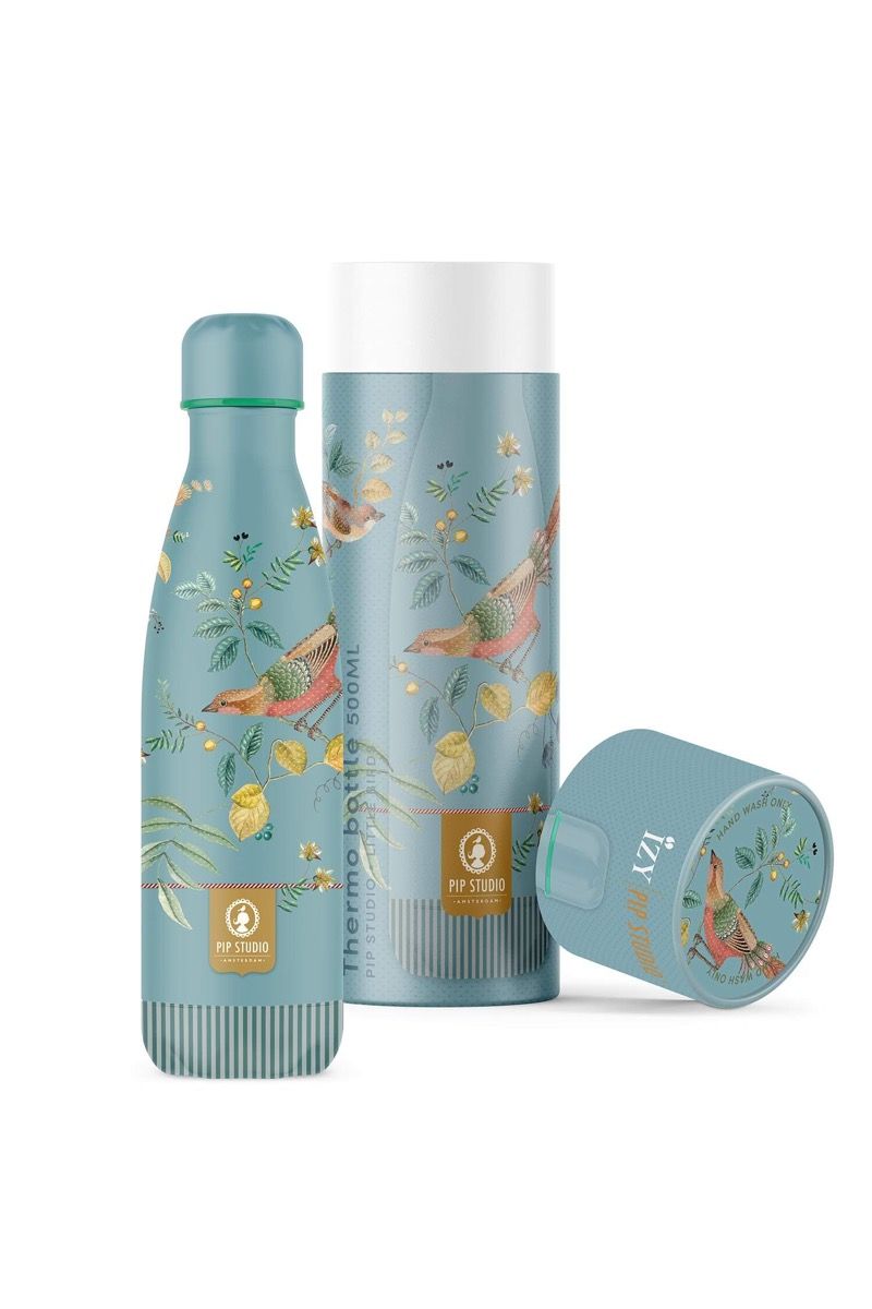 Little Birds Thermosfles Lichtblauw 500ml