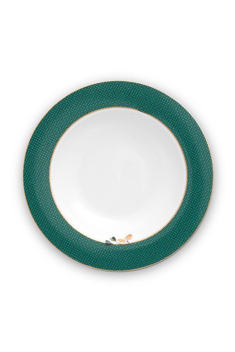 Winter Wonderland Deep Plate Green 21.5 cm