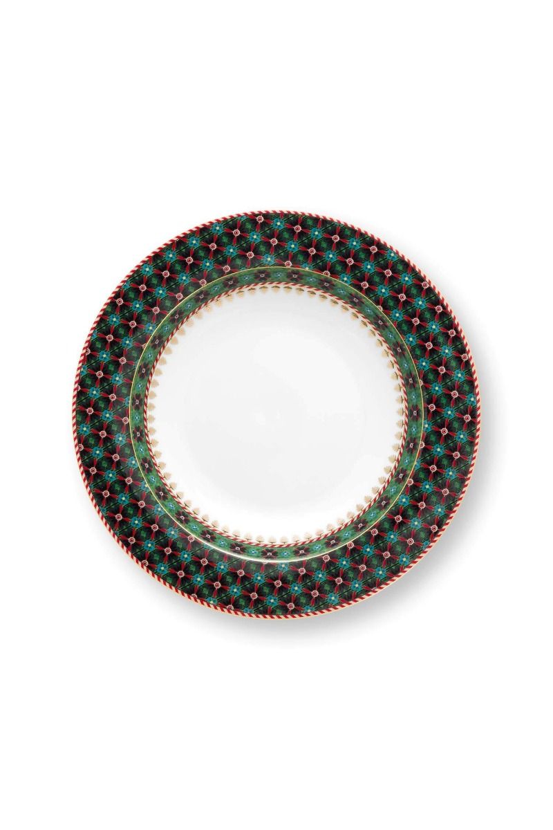 Assiette Creuse Clover Vert 21.5cm