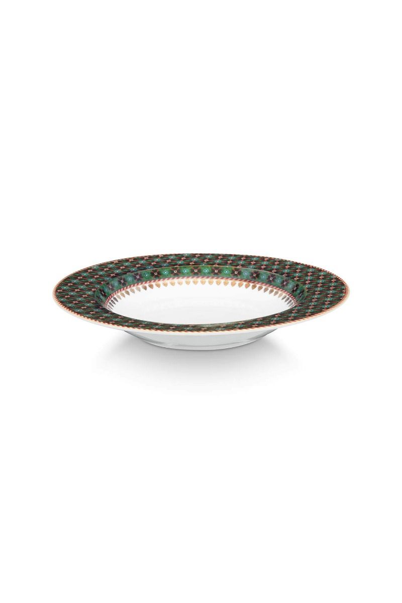 Deep Plate Clover Green 21.5cm