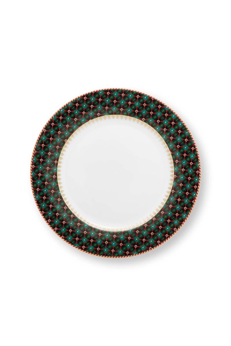 Breakfast Plate Clover Green 23cm