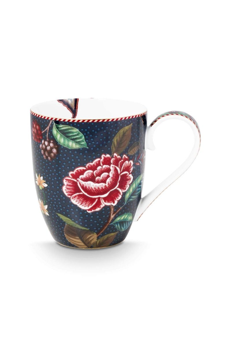 Mug XL Flower Blues Blue