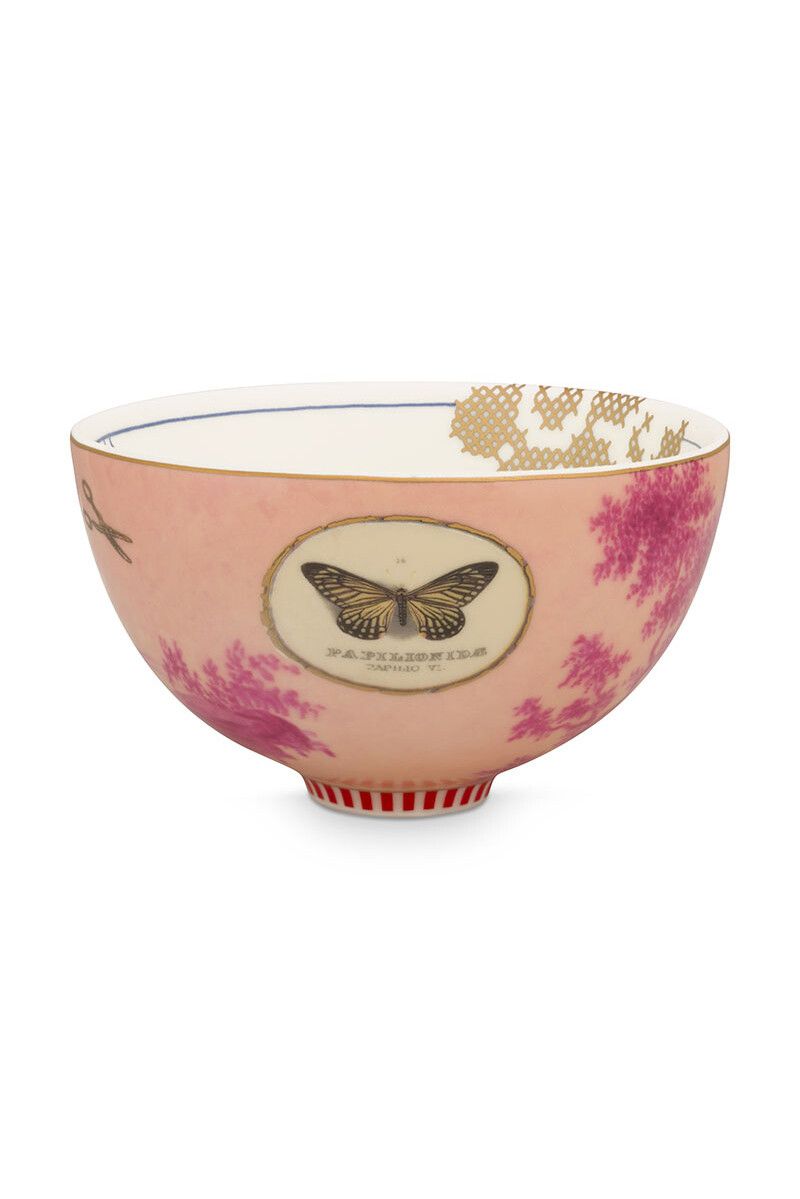 Heritage Bowl Painted Pink 12 cm