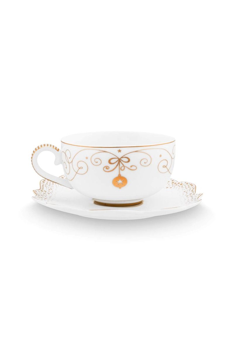 Espresso Cup and Saucer Royal Winter White 125ml