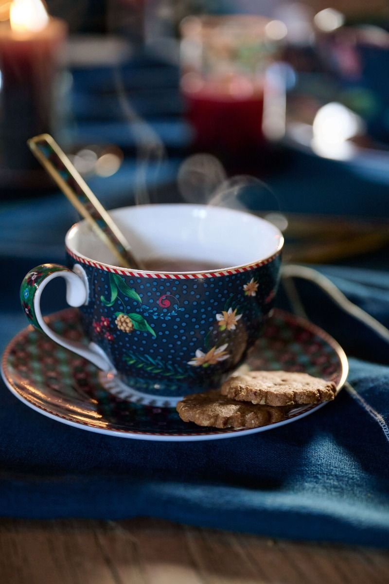 Tasse & Untertasse Berry Blues Blau