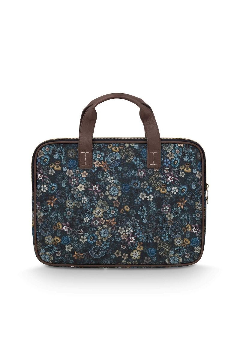 Olivia Sac d'Ordinateur Portable Tutti i Fiori Bleu