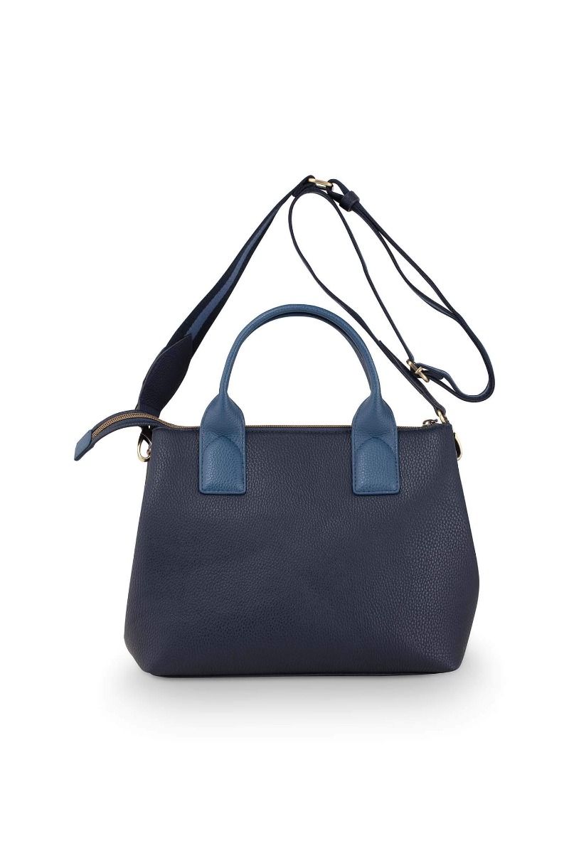 Fia Schultertasche Mittelgross Blau