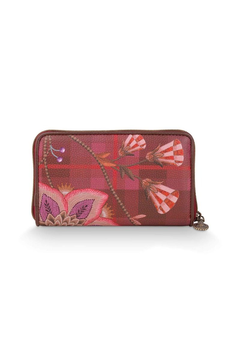 Willow Wallet Flores Felices Red