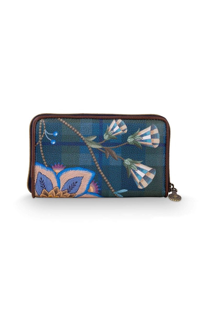 Willow Wallet Flores Felices Dark Blue