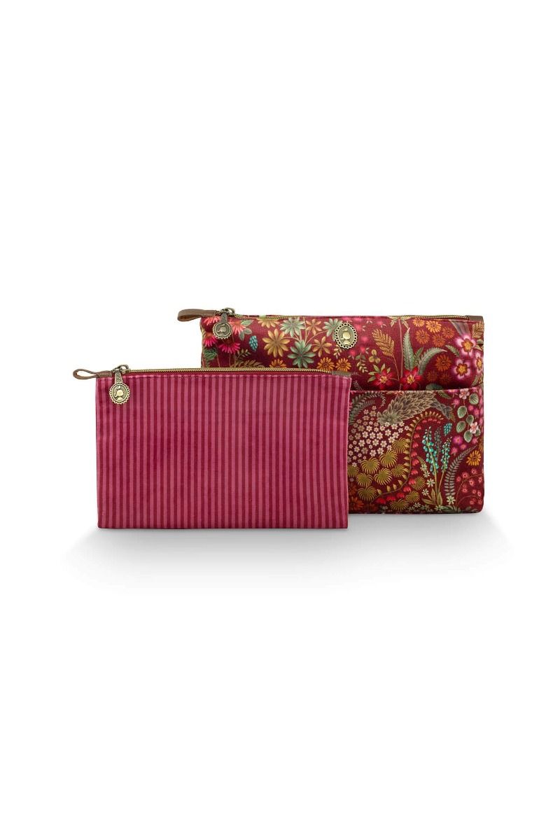 Caryn Cosmetic Bag Combi Querida Red