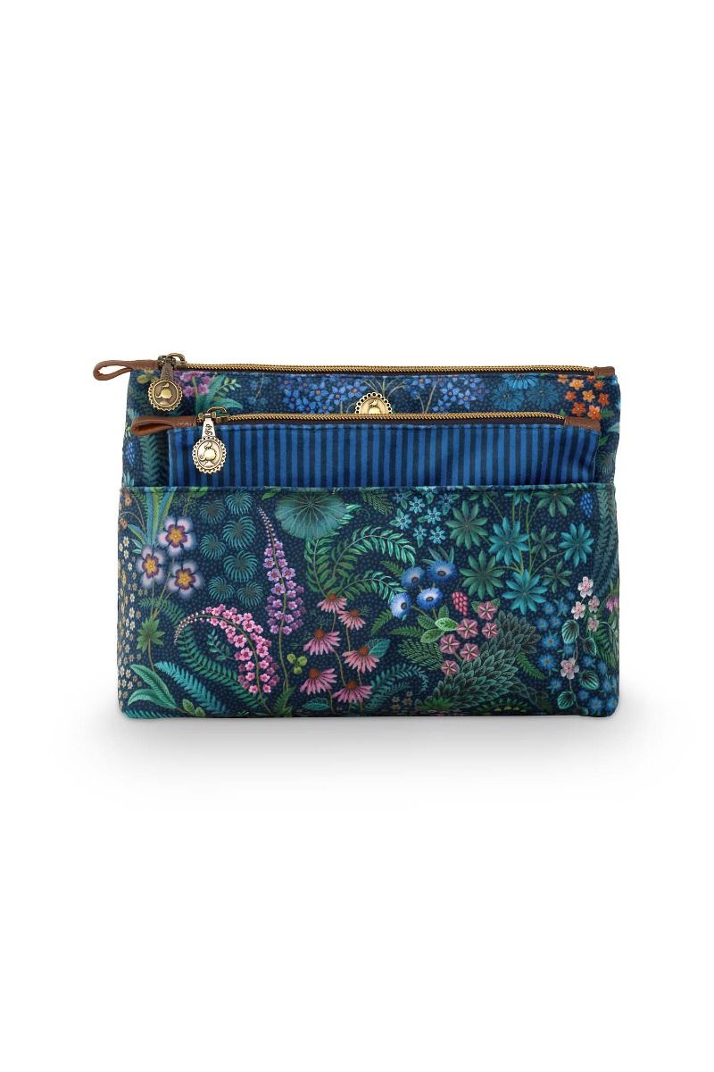 Caryn Cosmetic Bag Combi Querida Dark Blue