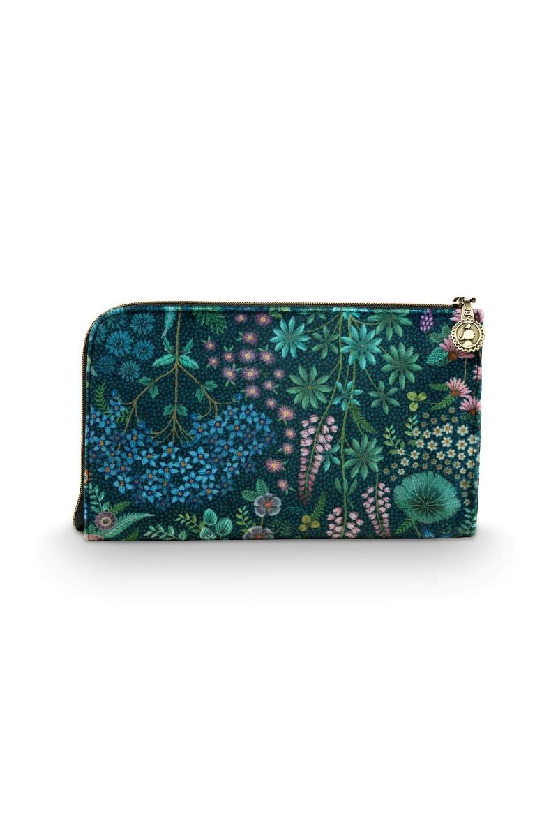 Cloe Cosmetic Zipper Pouch Querida Dark Blue