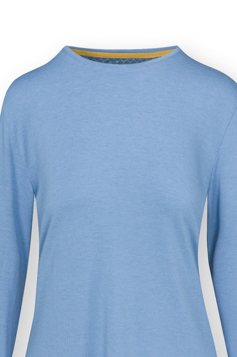 Tom Long Sleeve Top Melee Solid Light Blue