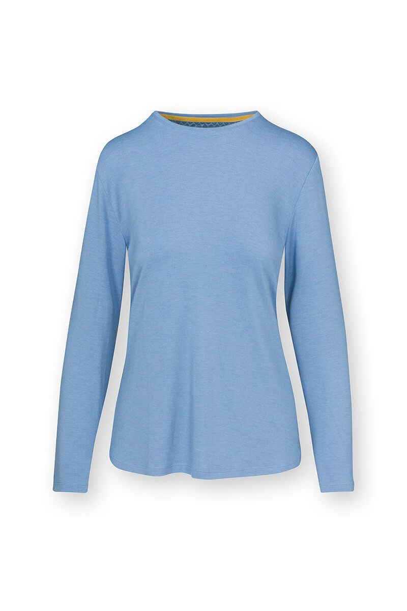 Tom Long Sleeve Top Melee Solid Light Blue