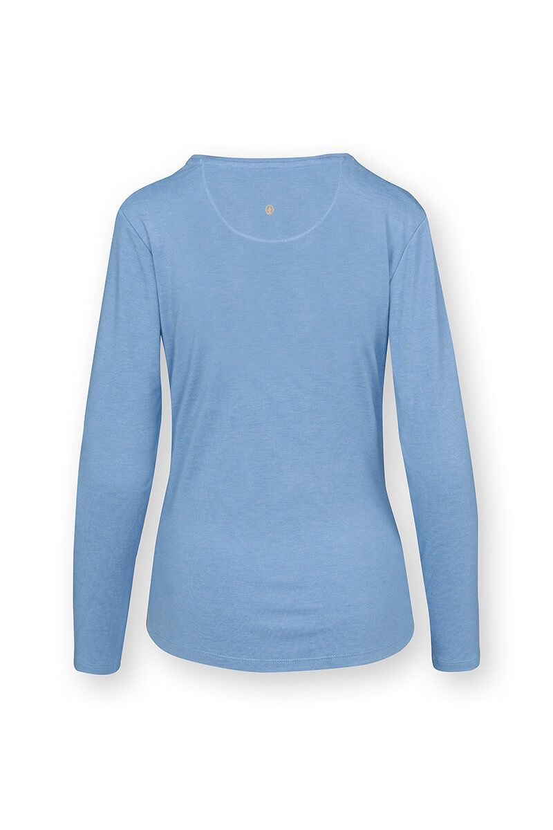 Tom Long Sleeve Top Melee Solid Light Blue