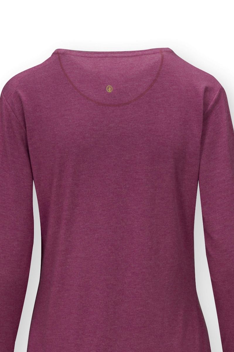 Tom Long Sleeve Top Melee Solid Dark Pink