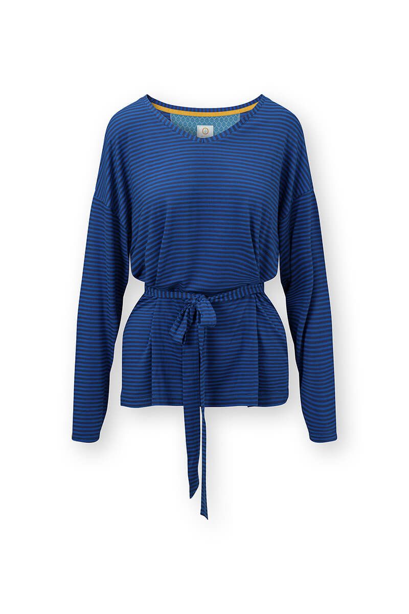 Timberly Top Lange Ärmeln Little Sumo Stripe Blau