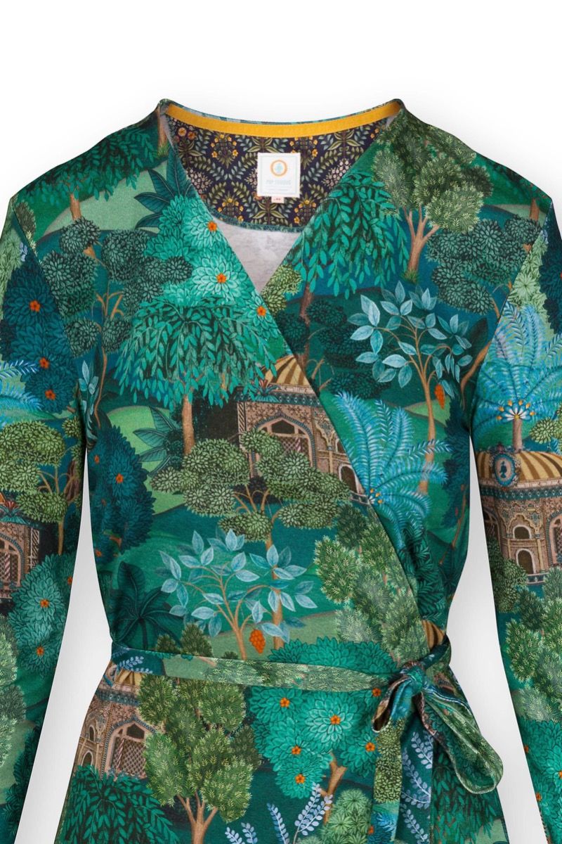 Teagan Vest Lange Mouw Jardin de Noche Blauw