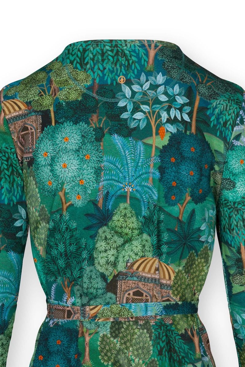 Teagan Jacke Lange Ärmeln Jardin de Noche Blau