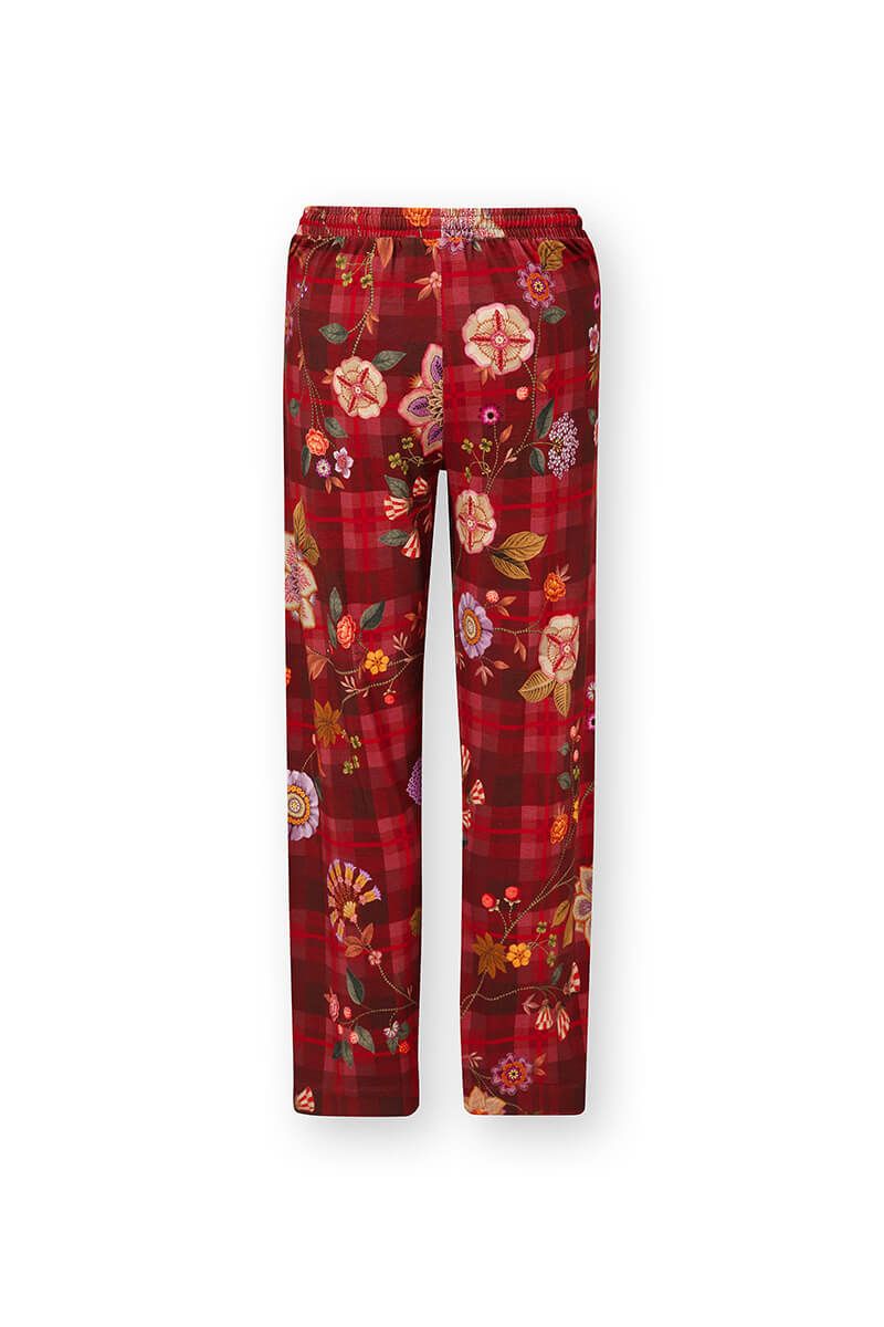 Belin Long Trousers Flores Felices Red