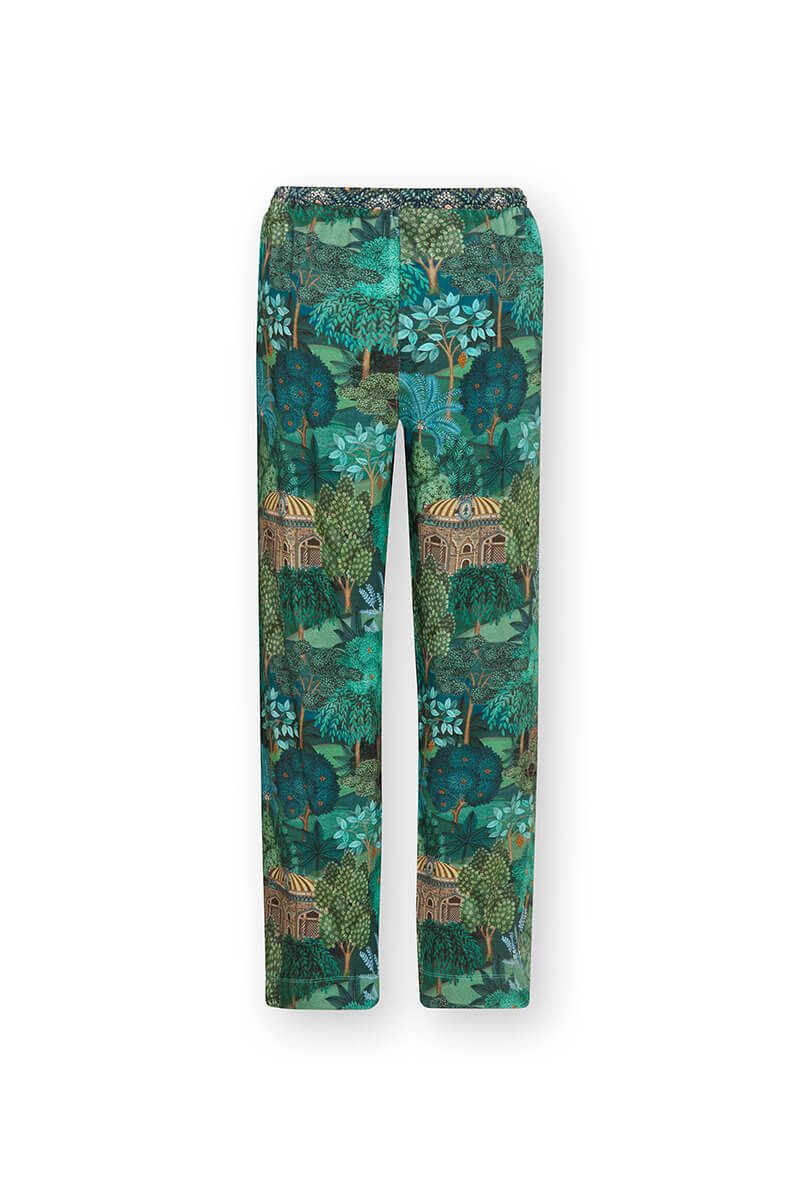 Belin Lange Broek Jardin de Noche Blauw