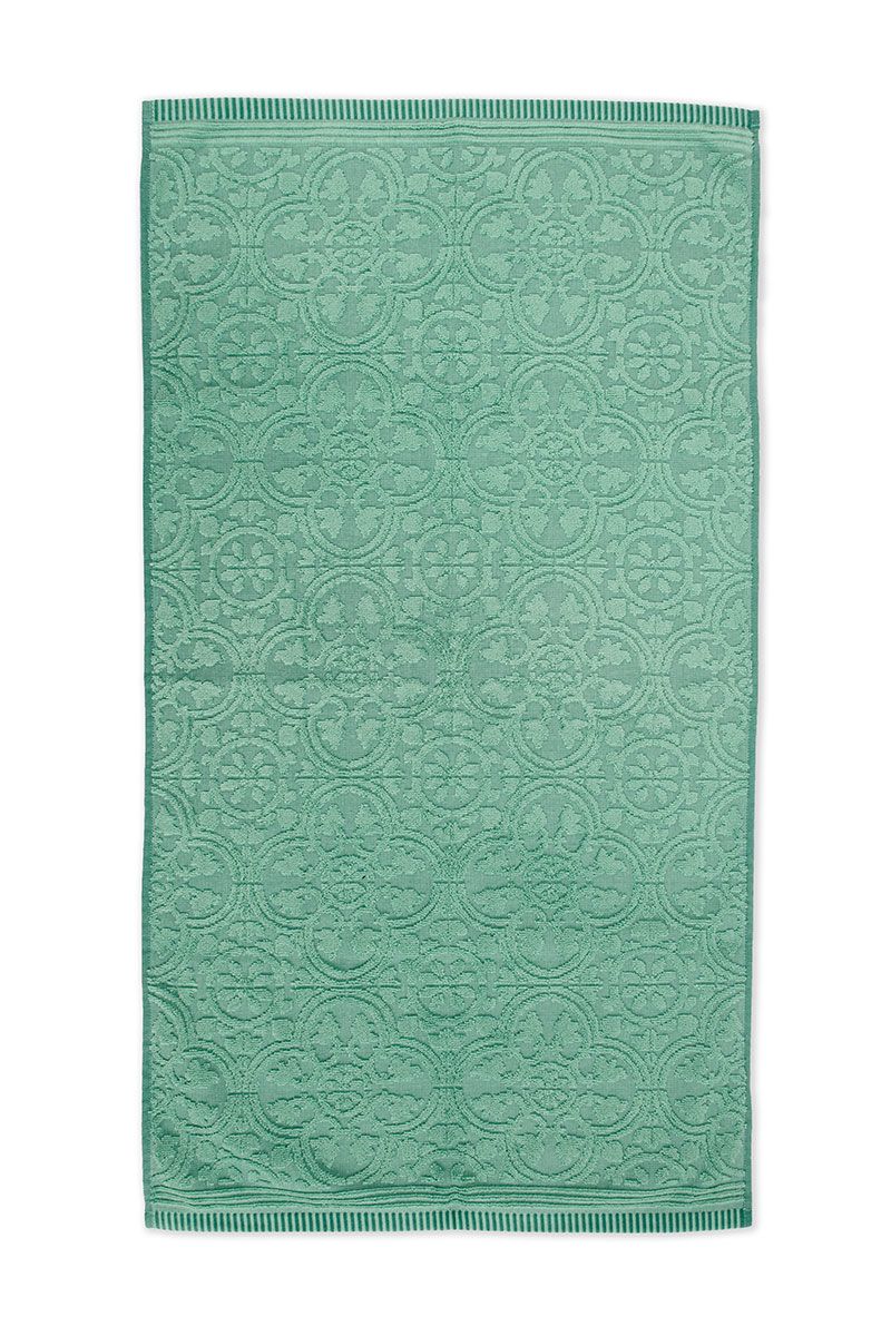 Bath Towel Set/3 Tile de Pip Green 55x100 cm