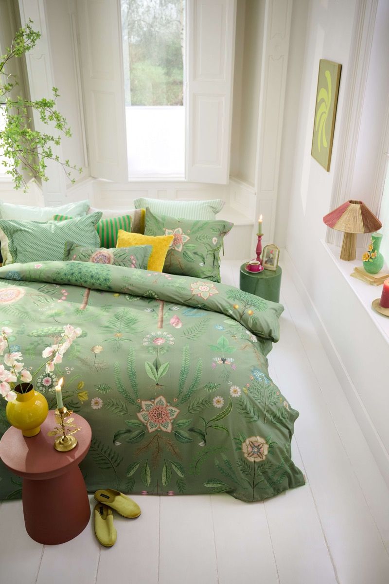 Ensemble housse de couette Bamboleo Vert