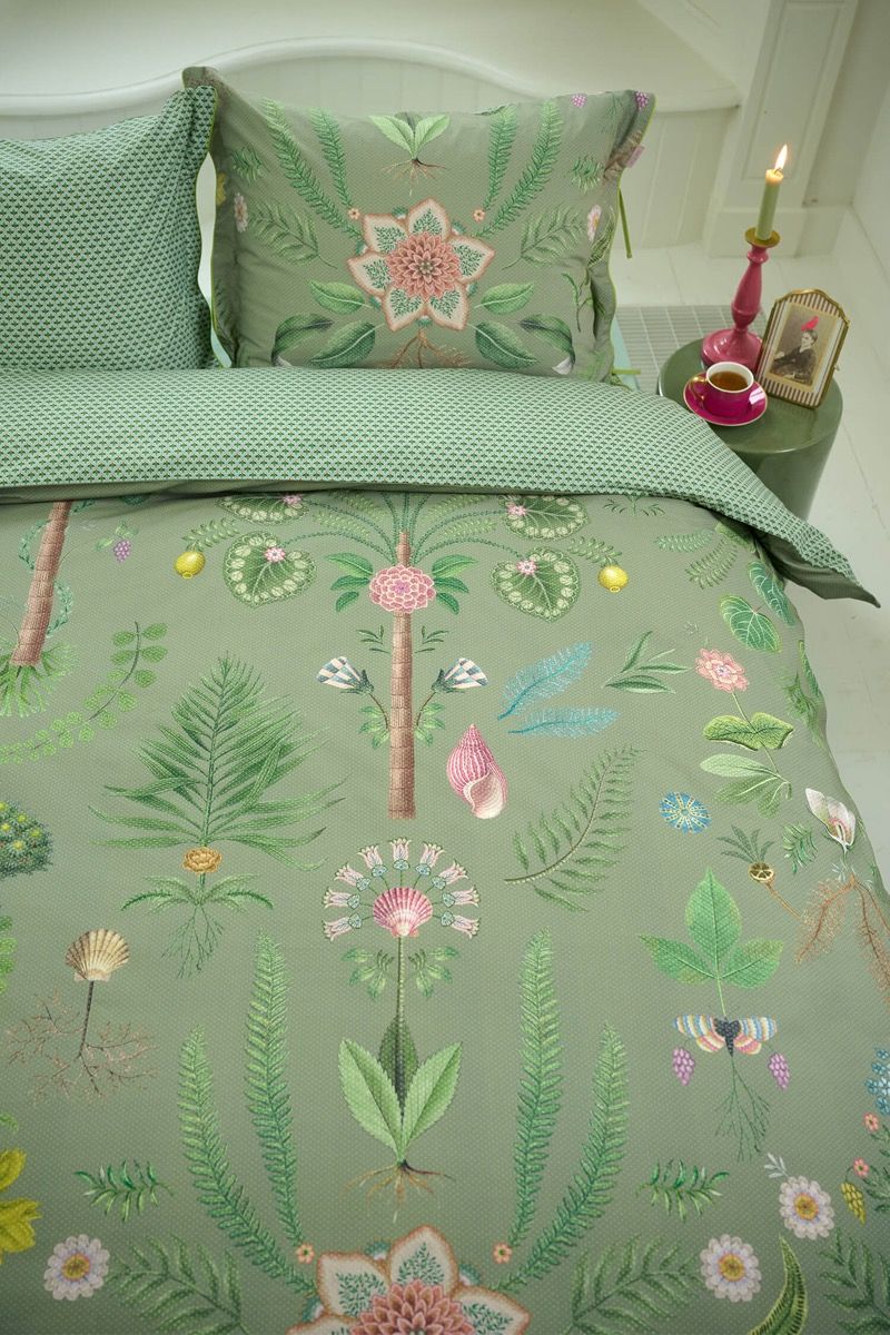 Duvet Cover Set Bamboleo Green