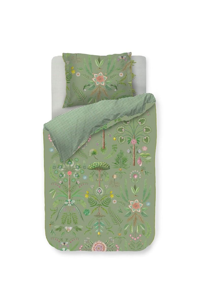 Ensemble housse de couette Bamboleo Vert