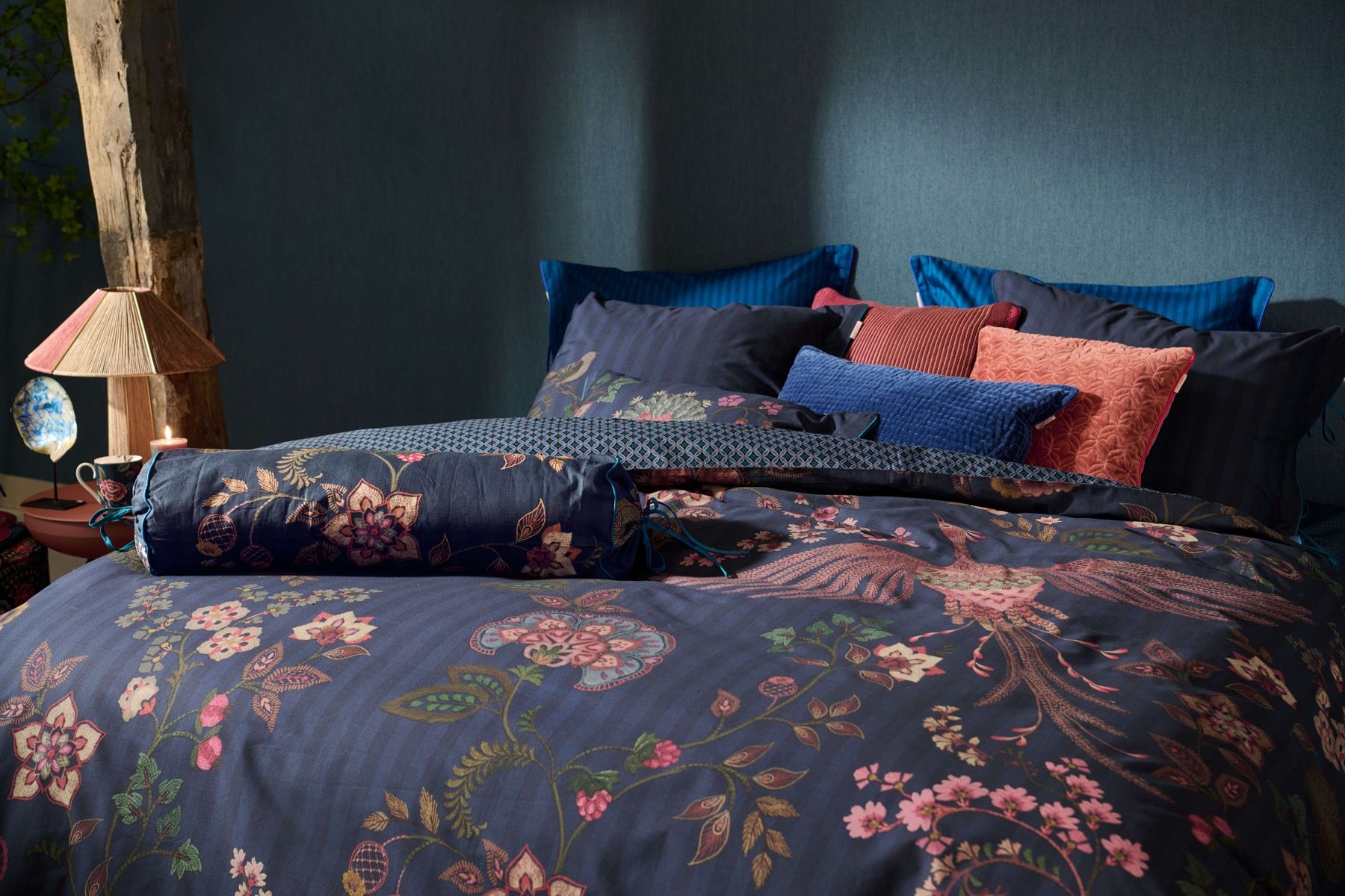 Duvet Cover Set Buenas Noches Dark Blue