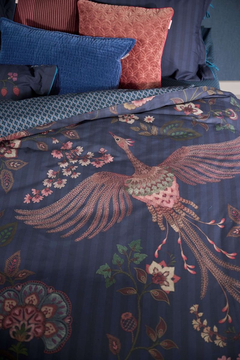 Duvet Cover Set Buenas Noches Dark Blue