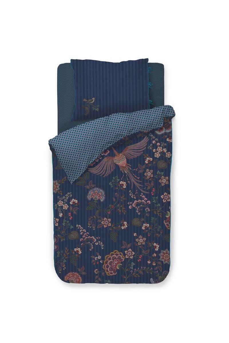 Duvet Cover Set Buenas Noches Dark Blue