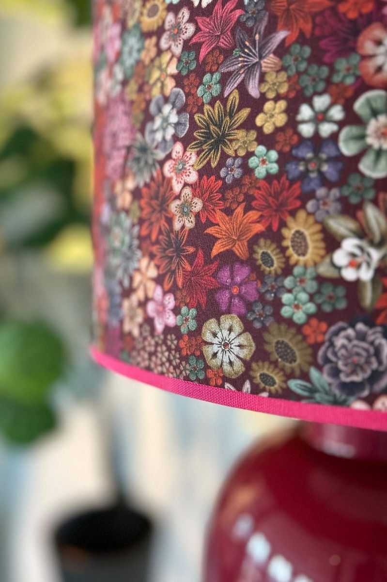 Lampshade Tutti i Fiori by Pip Dark Red