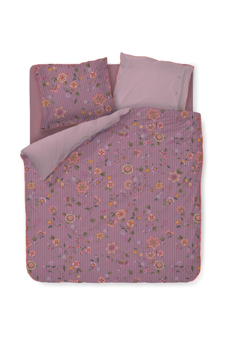 Ensemble housse de couette Flores Bailando Violet