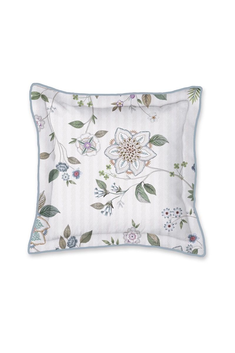 Square Cushion Flores Bailando Off-White