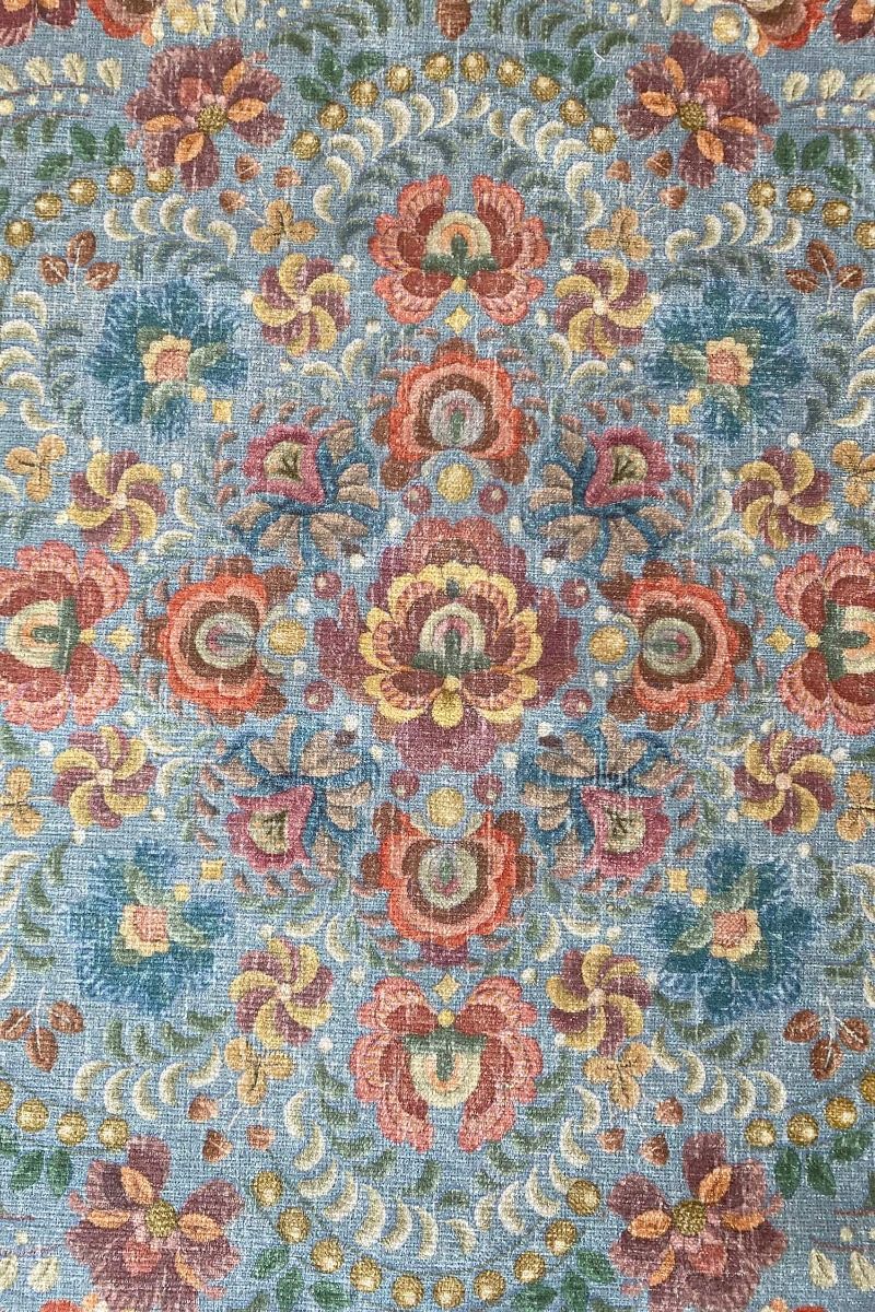 Tapis Coureur Il Ricamo by Pip Bleu Clair 80 x 295 cm