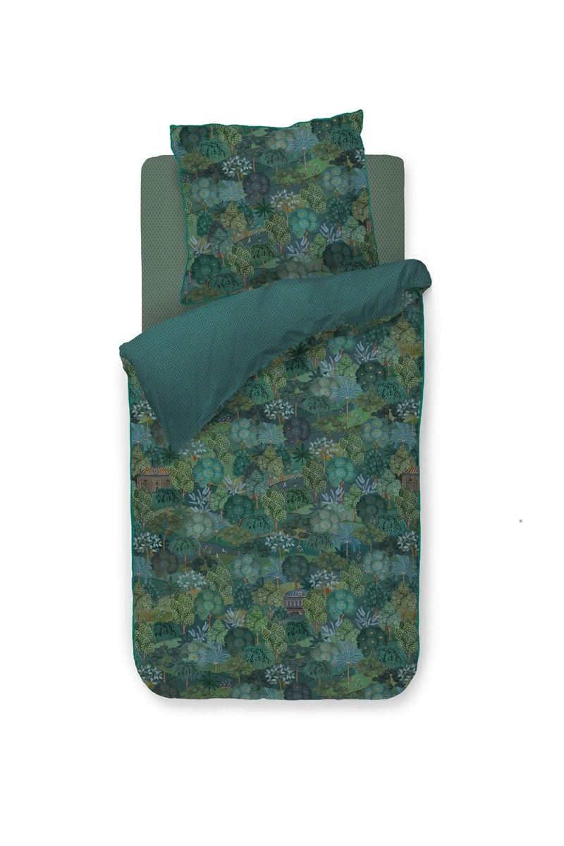 Duvet Cover Set Jardin de Noche Dark Blue