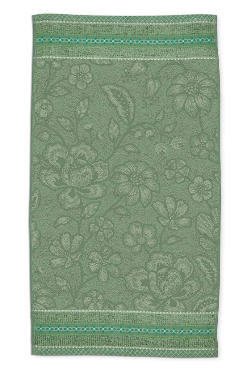 Bath Towel Jasmin Jacquard Green 55x100cm