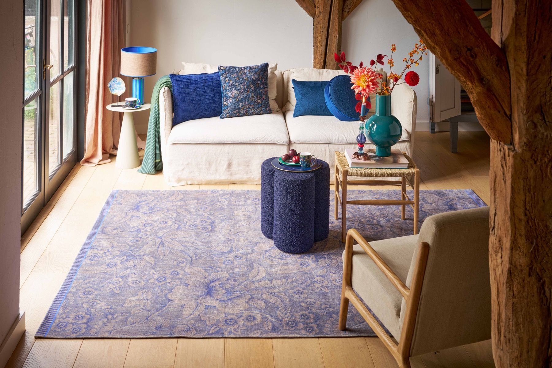 Carpet Casa Dei Fiori by Pip Blue