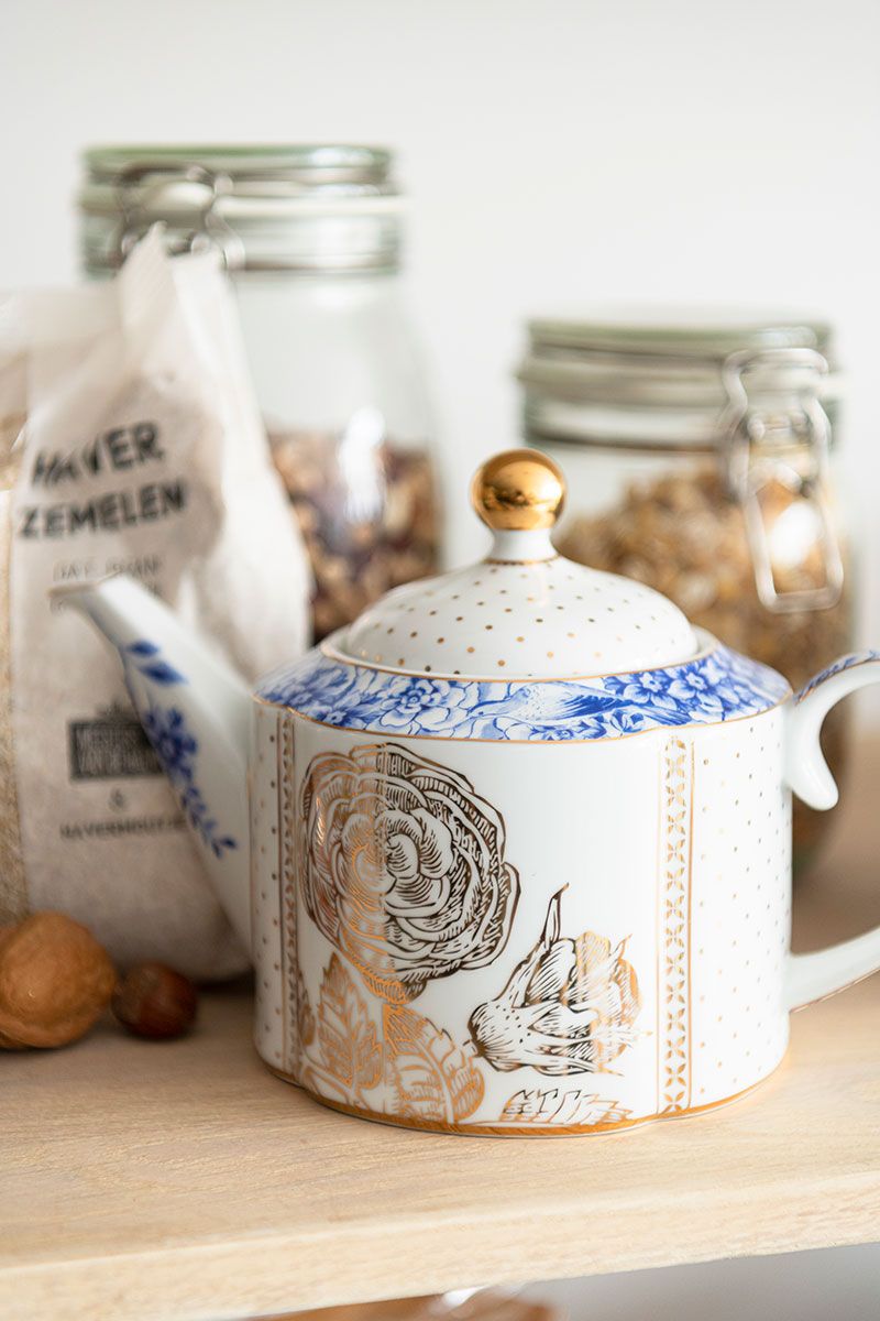 Royal White Teapot Small