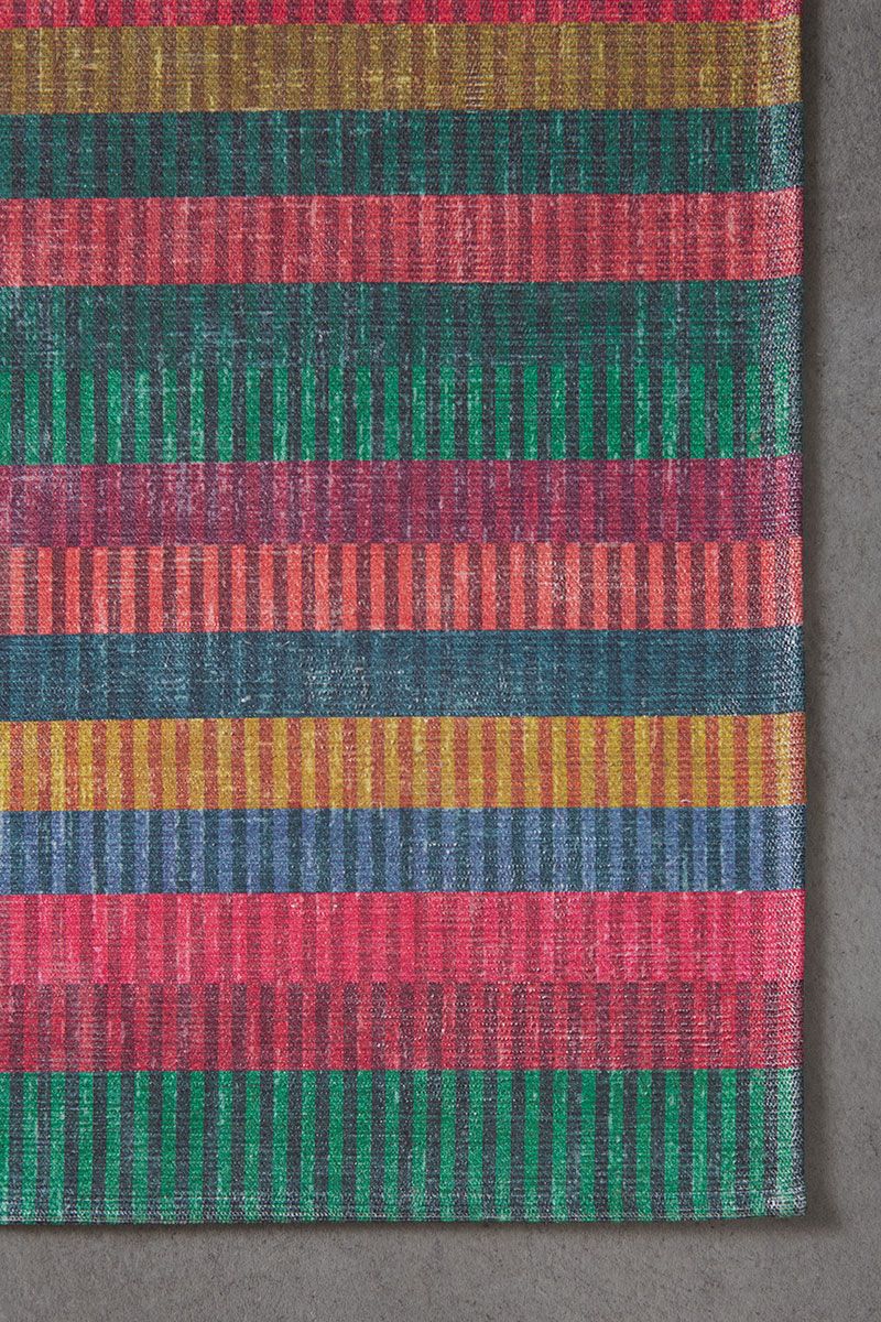 Carpet Runner Jacquard Stripes by Pip Multi