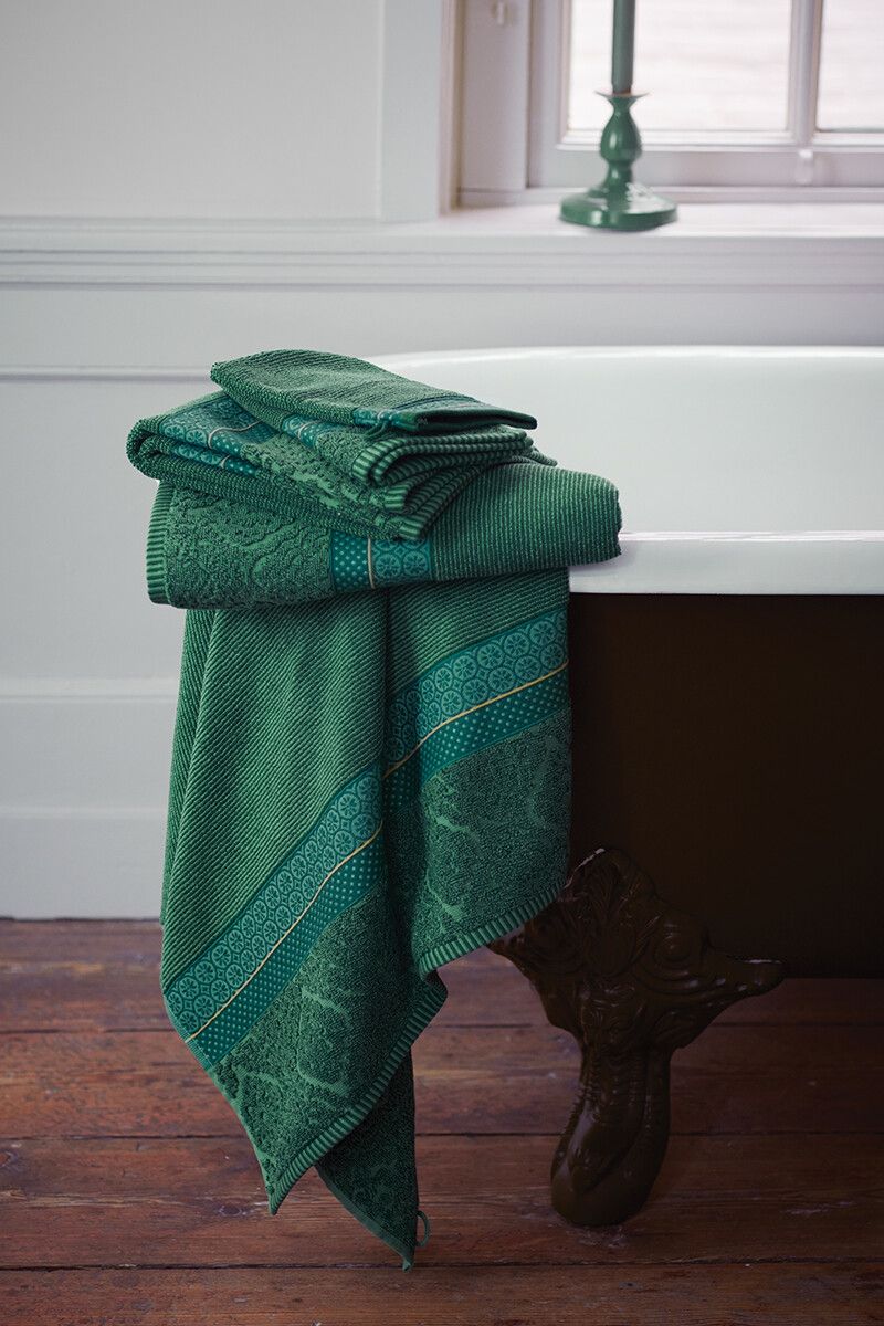 Washcloth Set/3 Soft Zellige Green 16x22 cm
