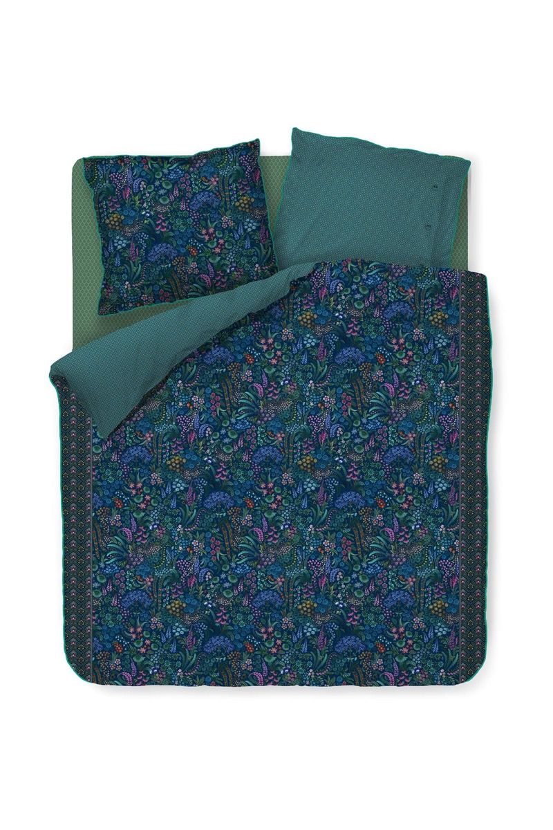 Duvet Cover Set Querida Dark Blue