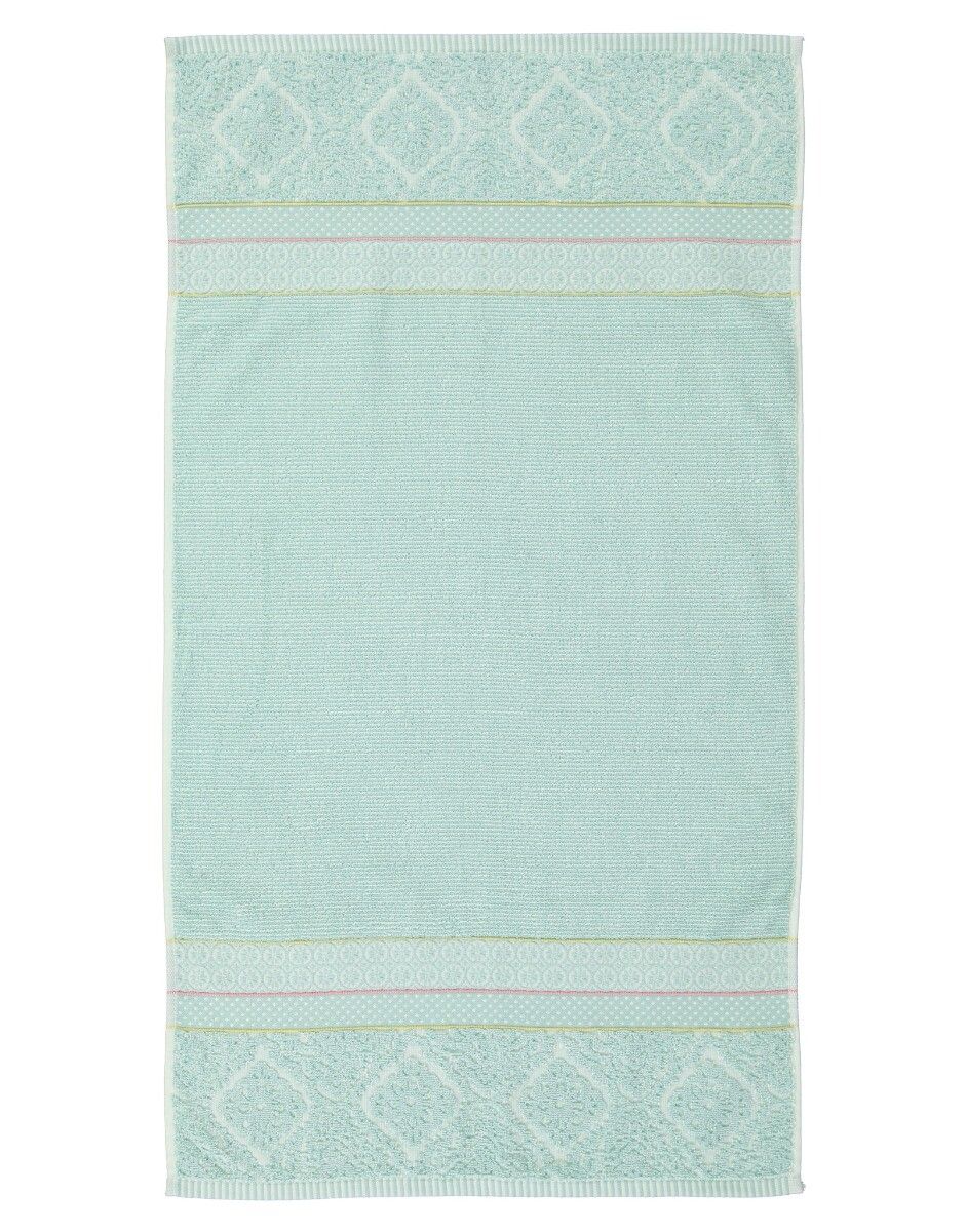 Bath Towel Set/3 Soft Zellige Blue 55x100 cm
