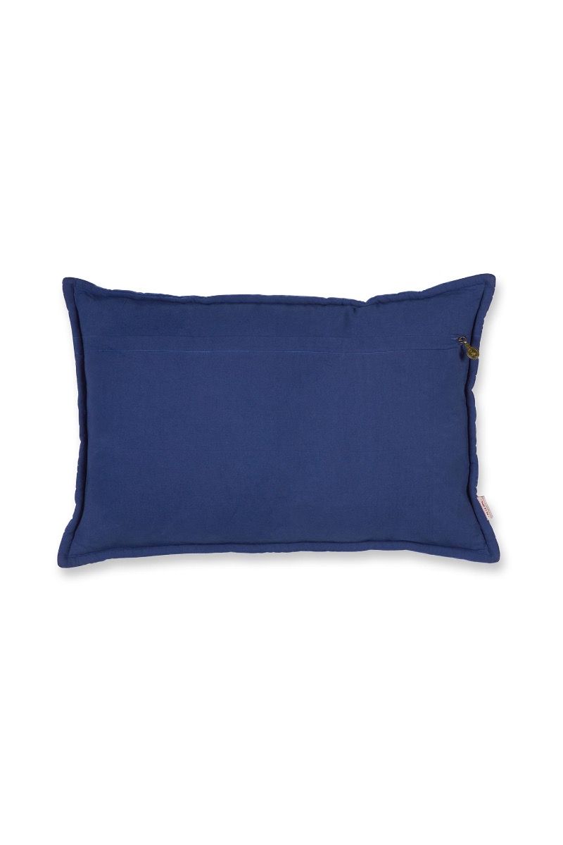 Cushion Velvet Sky Dark Blue